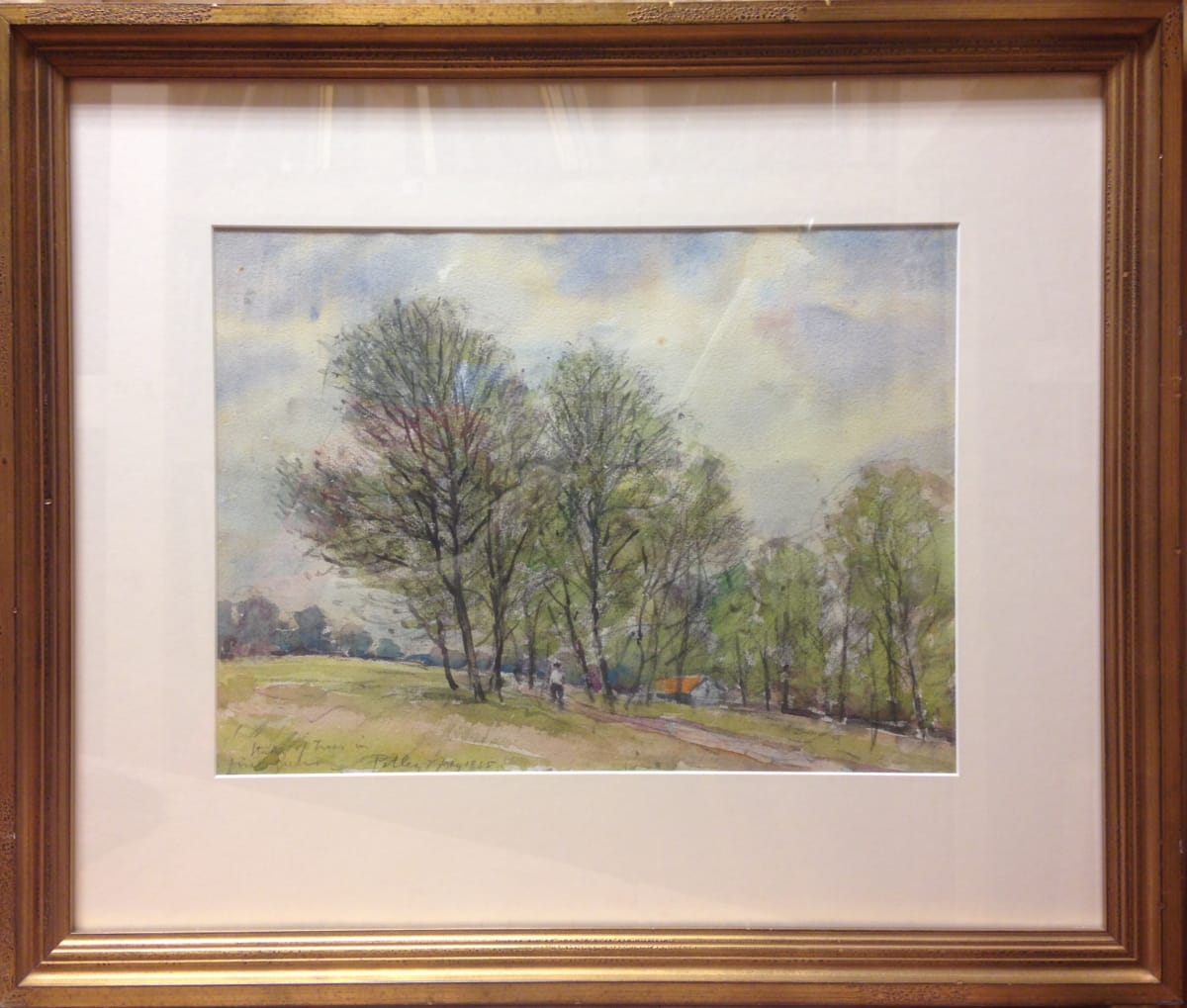 2405 - Stand of Trees in First Green by Llewellyn Petley-Jones (1908-1986) 