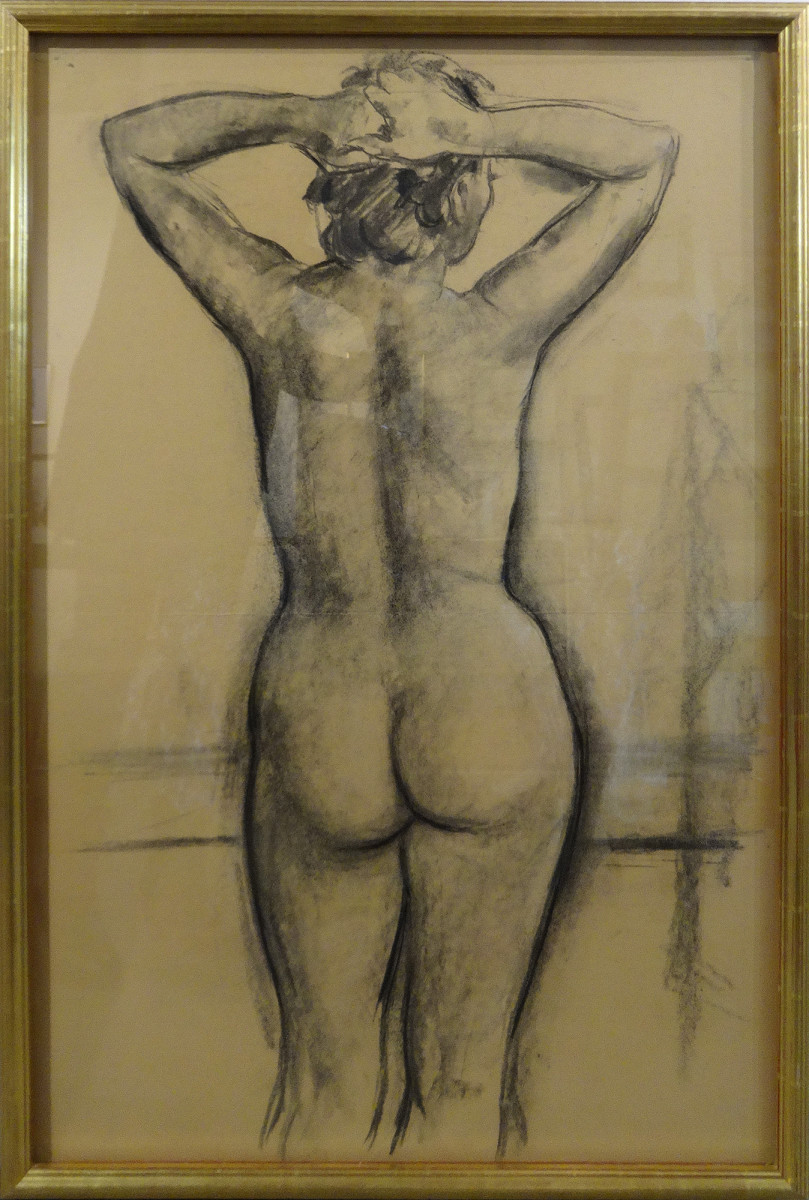 2215 - Instructor's Sketch - VSA c. 1952  (back) by Llewellyn Petley-Jones (1908-1986) 
