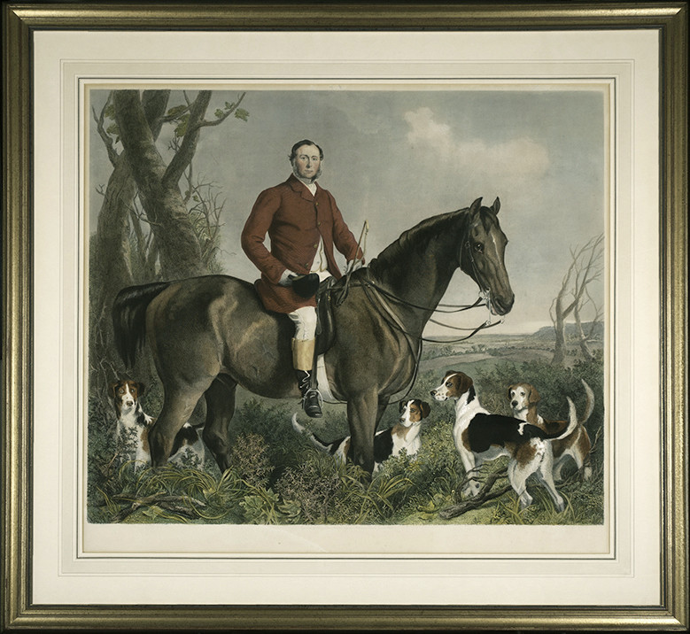 2035 - Engraving Picturing Francis Grant, K. A. by Henry Lemon 