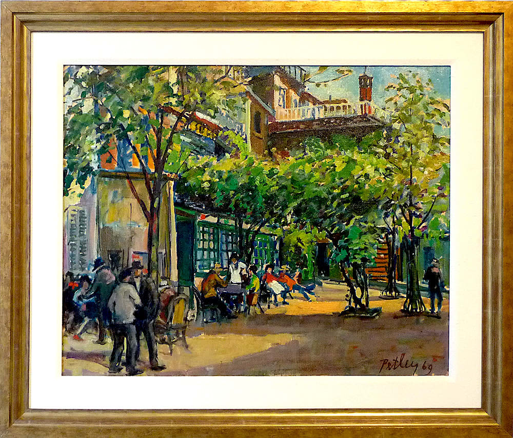 0202 - A Corner in Montmarte by Llewellyn Petley-Jones (1908-1986) 