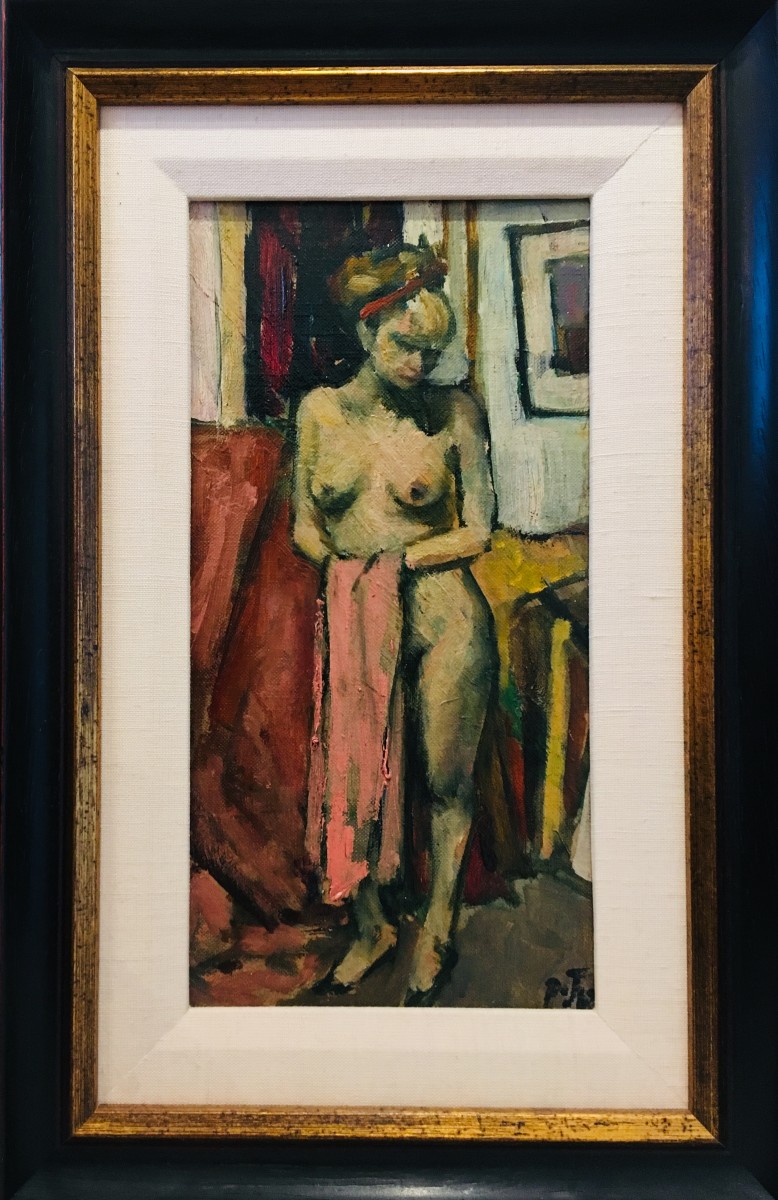 0278 - Nude (with a towel) by Llewellyn Petley-Jones (1908-1986) 