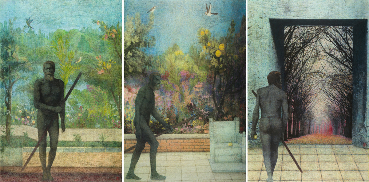 The Man Triptych by Duncan Regehr 