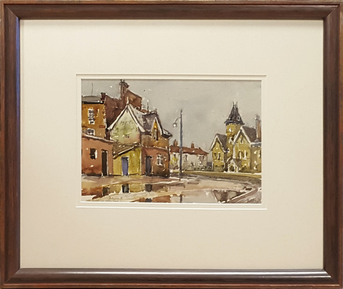 2340 - OEA Building after Rain by Llewellyn Petley-Jones (1908-1986) 