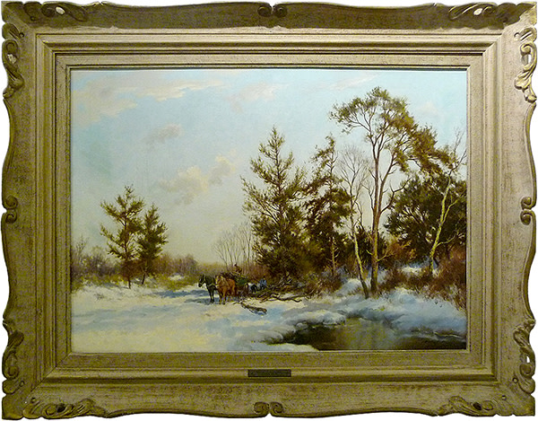 0031 - Winter at Hilversum by Dorus Arts (1901-1961) 