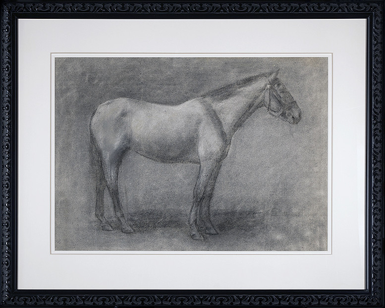 2039 - Drawing of Horse by Kate Smith Hoole 