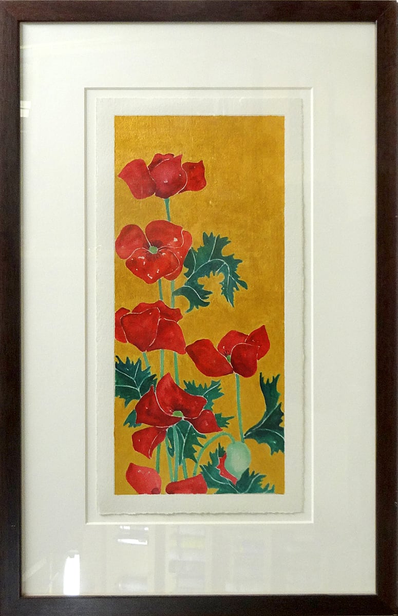 3972 - Red Flowers by Ann Nelson 