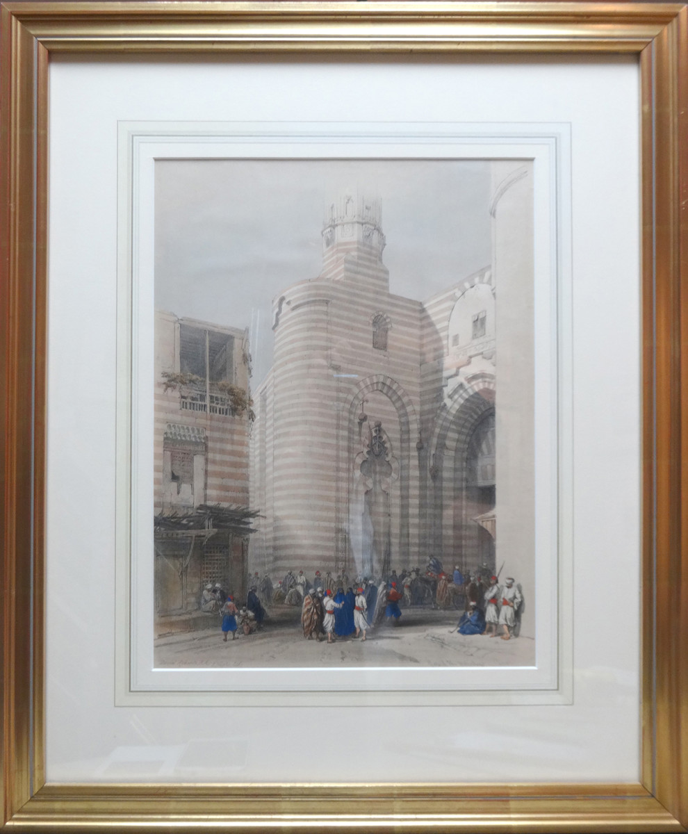 2510 - Gate of the Metwaleys, Cairo by David Roberts (1796-1864) 