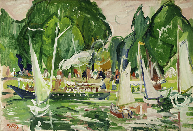 0248 - Sails at Richmond by Llewellyn Petley-Jones (1908-1986) 