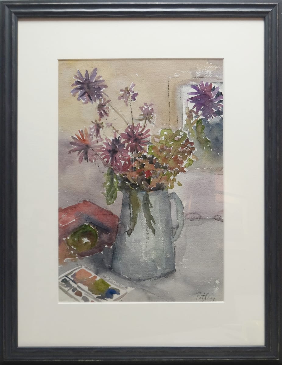 2803 - Still Life (Purple Flowers) by Llewellyn Petley-Jones (1908-1986) 