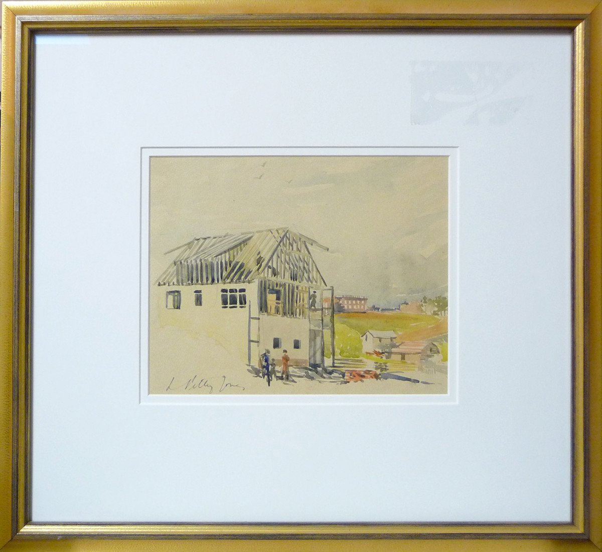 2355 - Study a New House by Llewellyn Petley-Jones (1908-1986) 