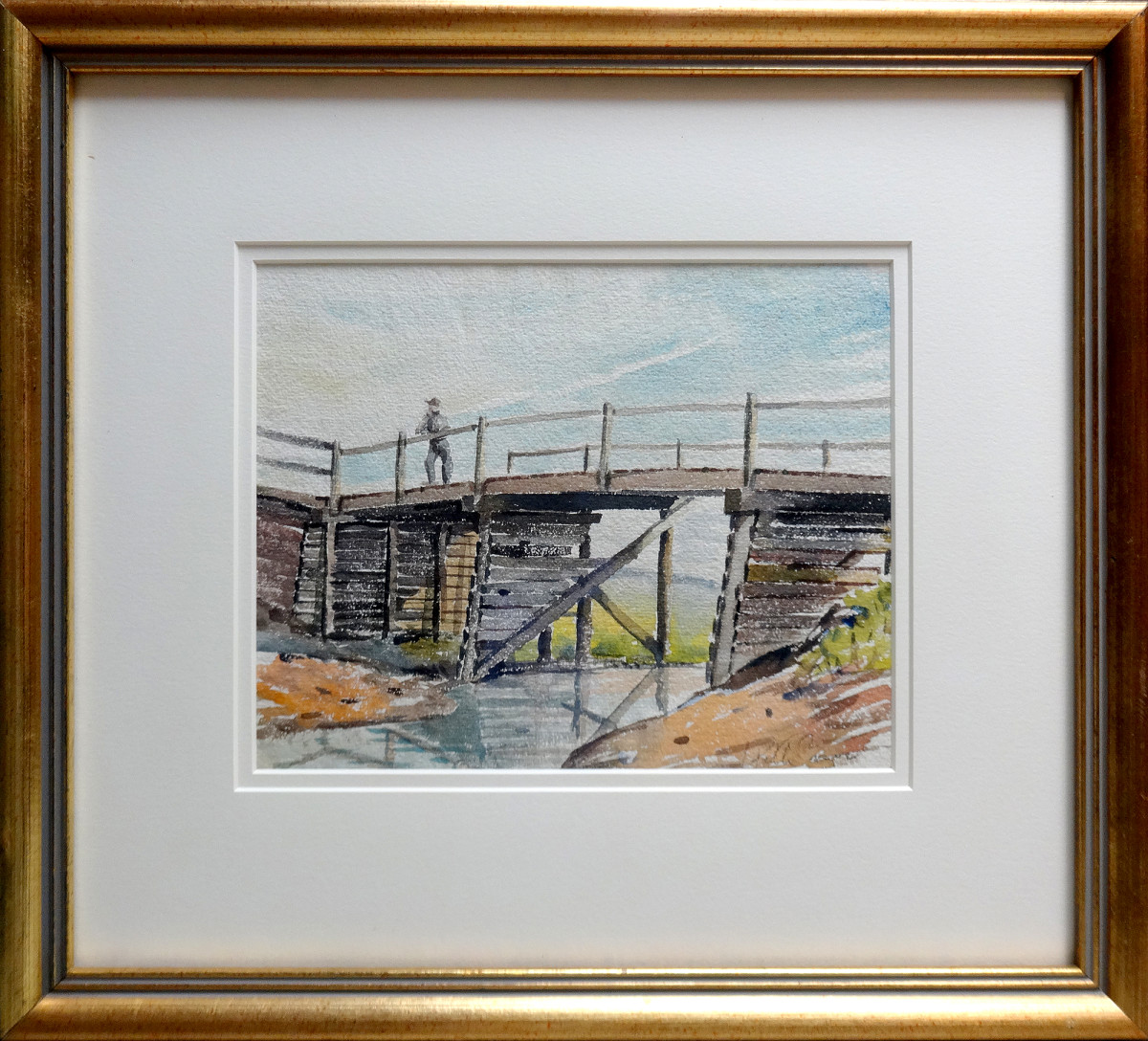 2364 - Third Sketch of Bridge July 13, 1930 by Llewellyn Petley-Jones (1908-1986) 