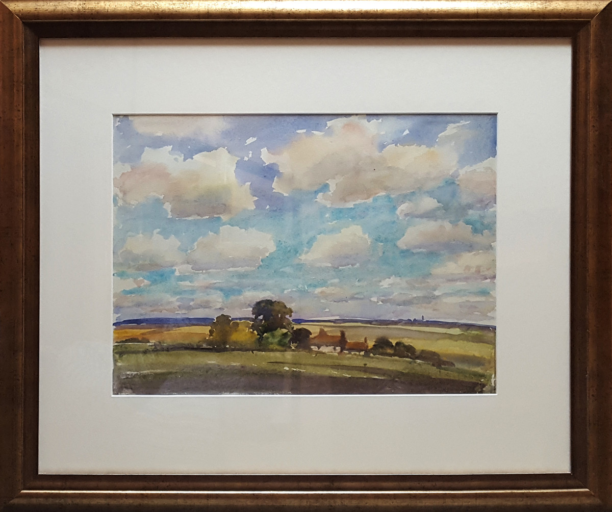 2385 - Trees and Clouds by Llewellyn Petley-Jones (1908-1986) 