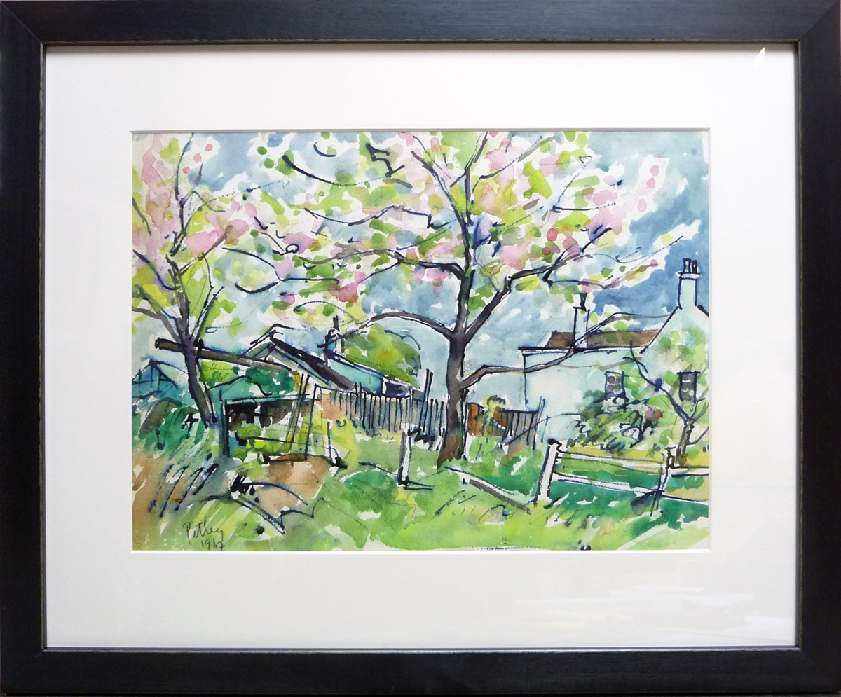 2394 - Untitled "Blossoms" by Llewellyn Petley-Jones (1908-1986) 