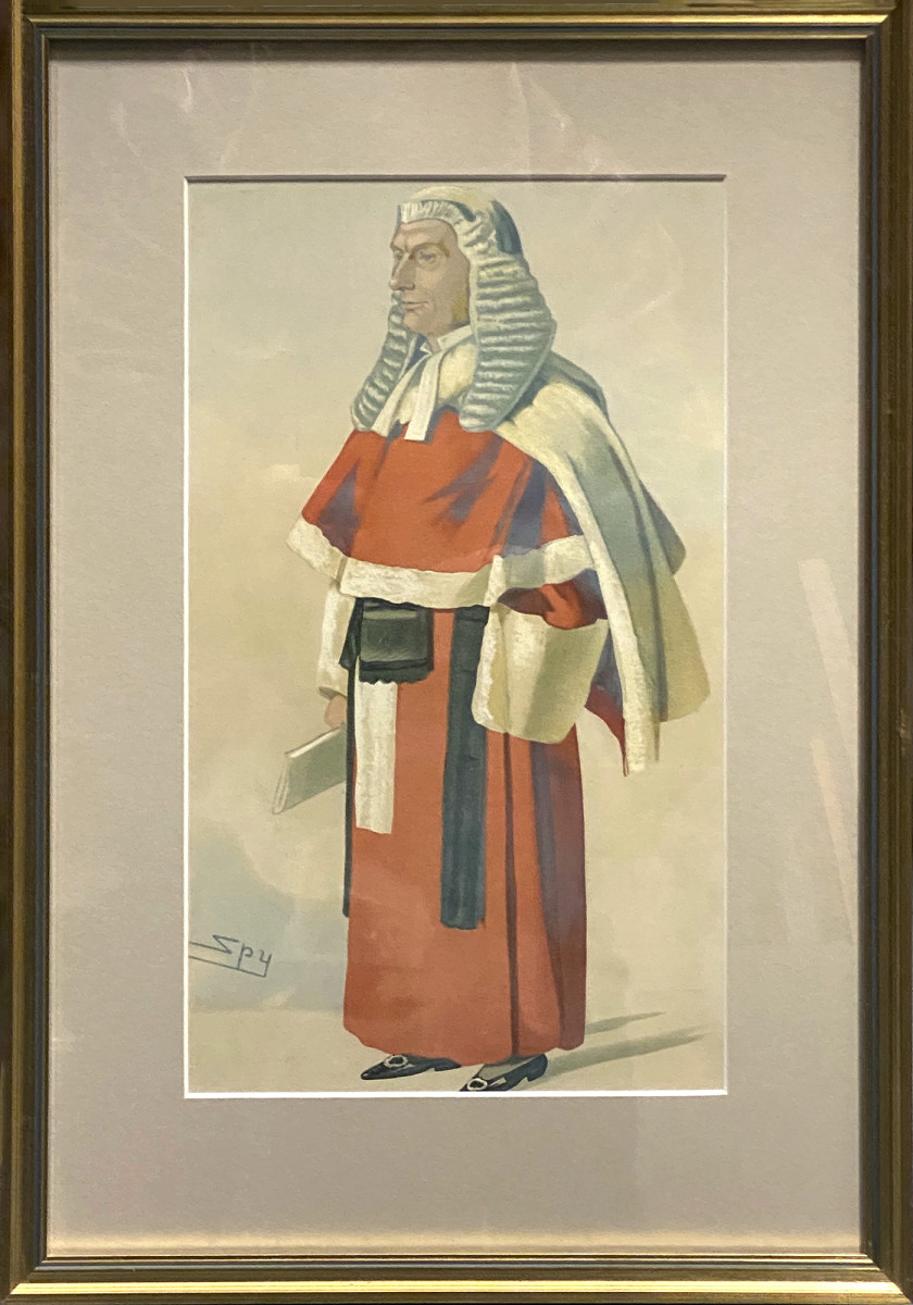 2947 - "Mr. Justice Grantham" (Vanity Fair) by Sir Leslie Matthew Ward (1851 - 1922) 