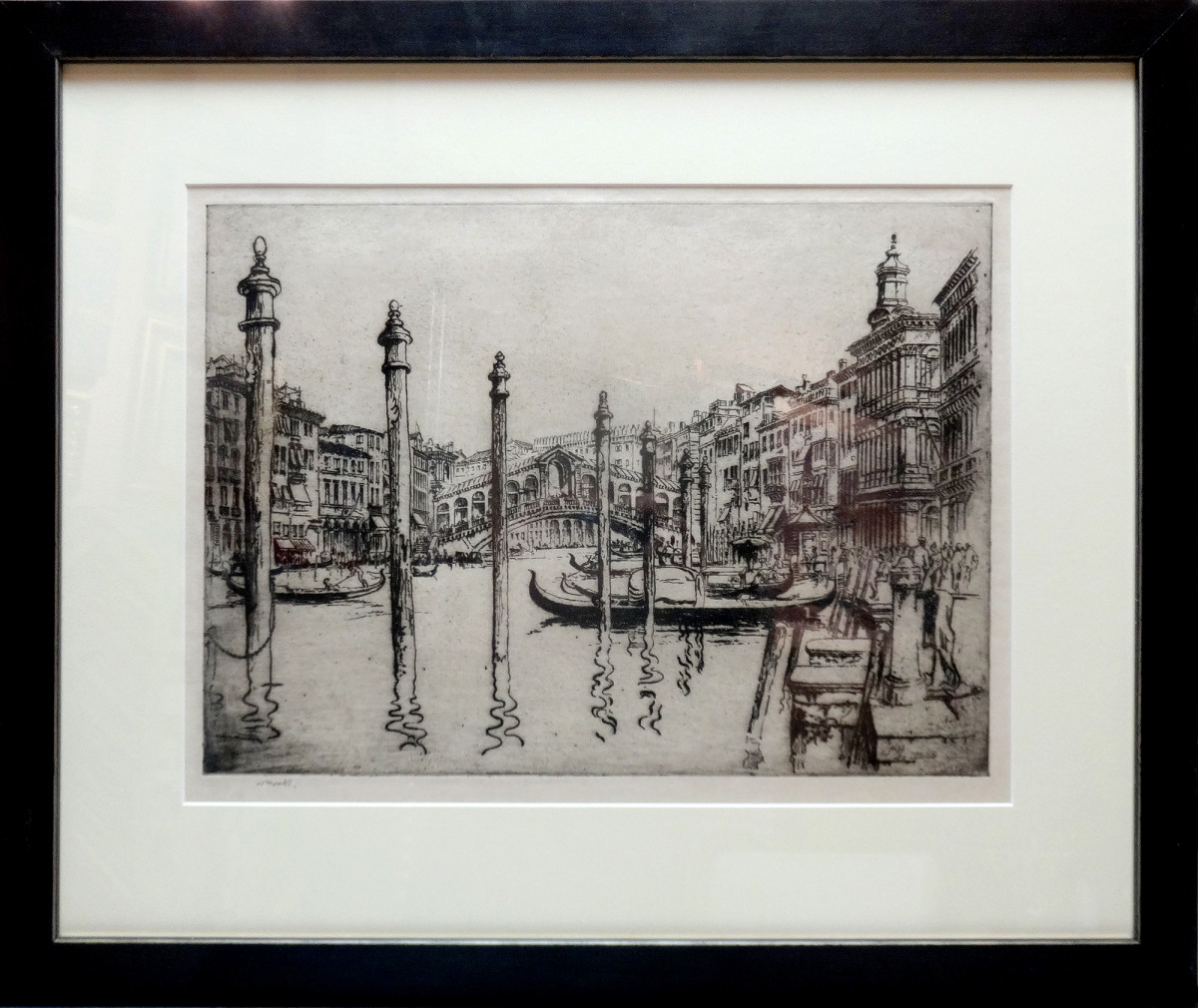 2530 - Venice Bridge by William Monk (1863-1937) 