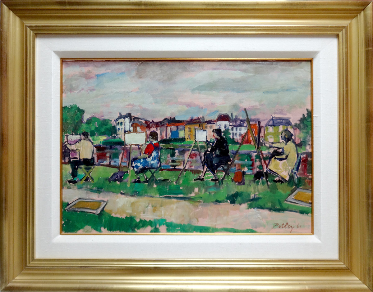 0205 - Artist's Painting, Richmond by Llewellyn Petley-Jones (1908-1986) 