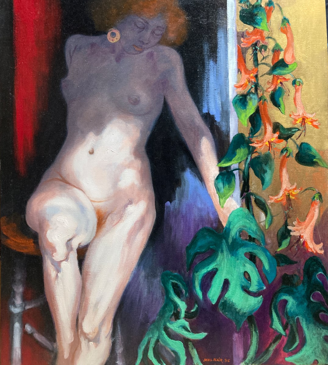 1907 - Nude Woman on Stool 