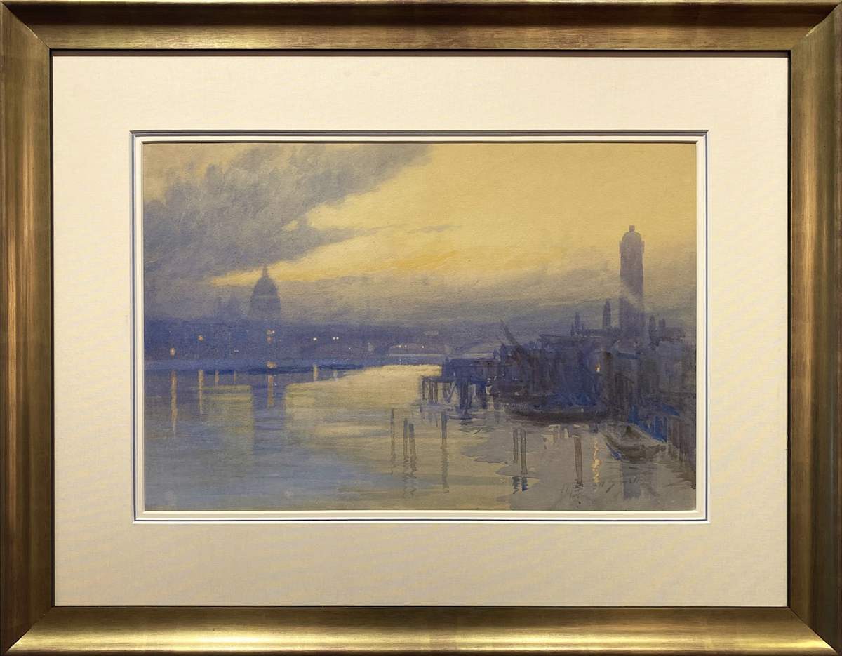10335 - Daybreak, St. Pauls by Frederick Bell-Smith (1846-1923) 