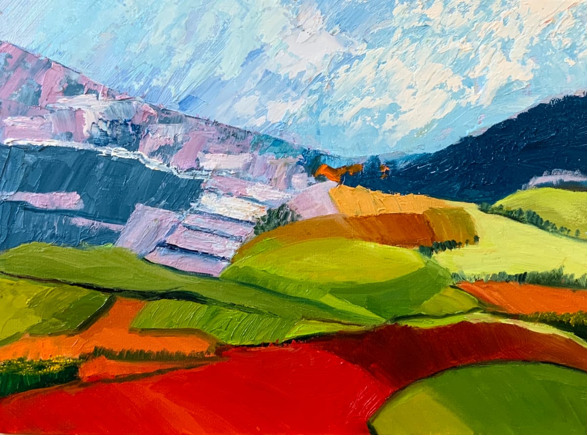 Planes  & Plateaus  Image: Colorful angles and plateaus make this landscape a must have!