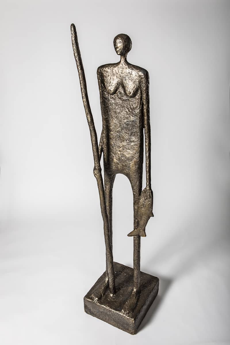 Man With Fish I by Allen Wynn, Image 1.