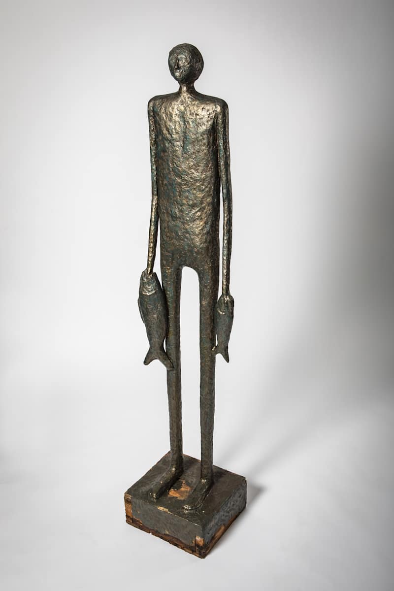Man With Fish II by Allen Wynn, Image 2.