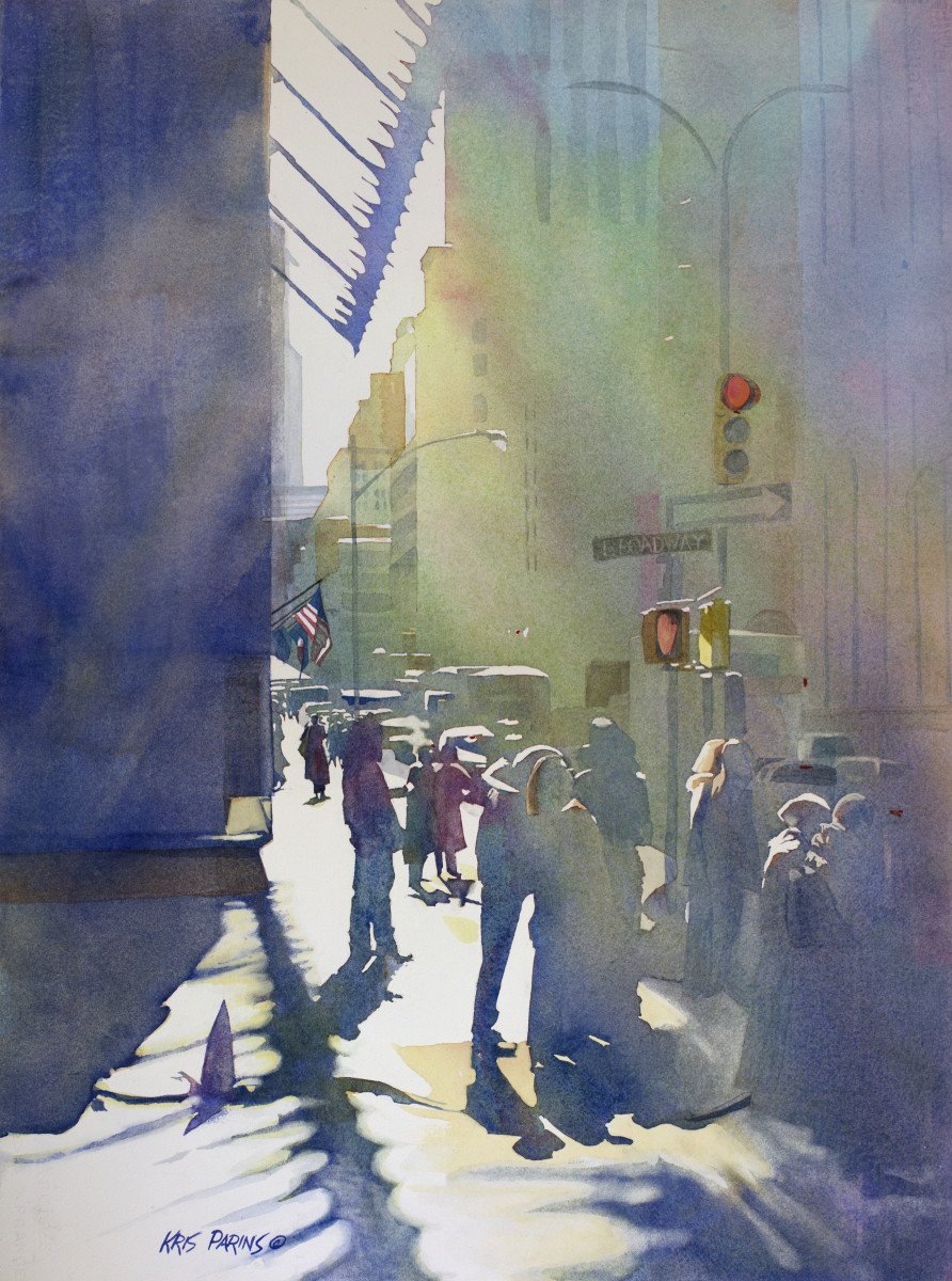 I Saw the Light at 44th & Broadway by Kris Parins 