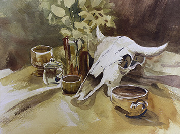 Bison and Bowls by Kris Parins, Image 1.