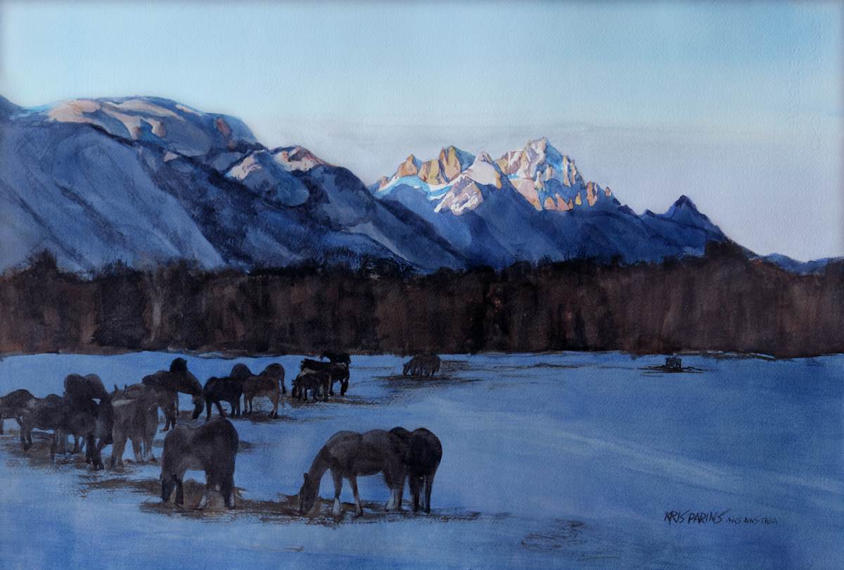 Mountain Solstice by Kris Parins  Image: Grand Tetons