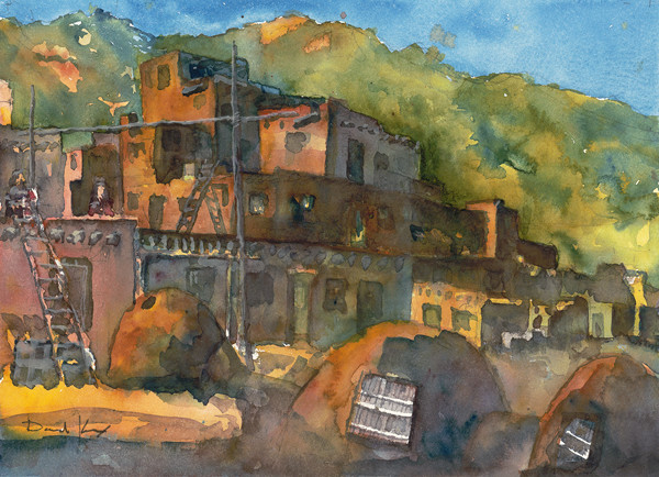 taos pueblo 2 by david knox 