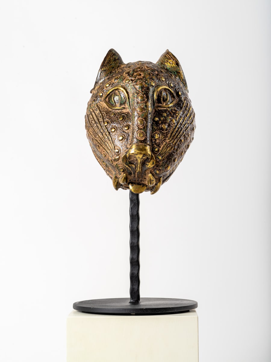 Benin Leopard Mask by Rigsby Frederick 