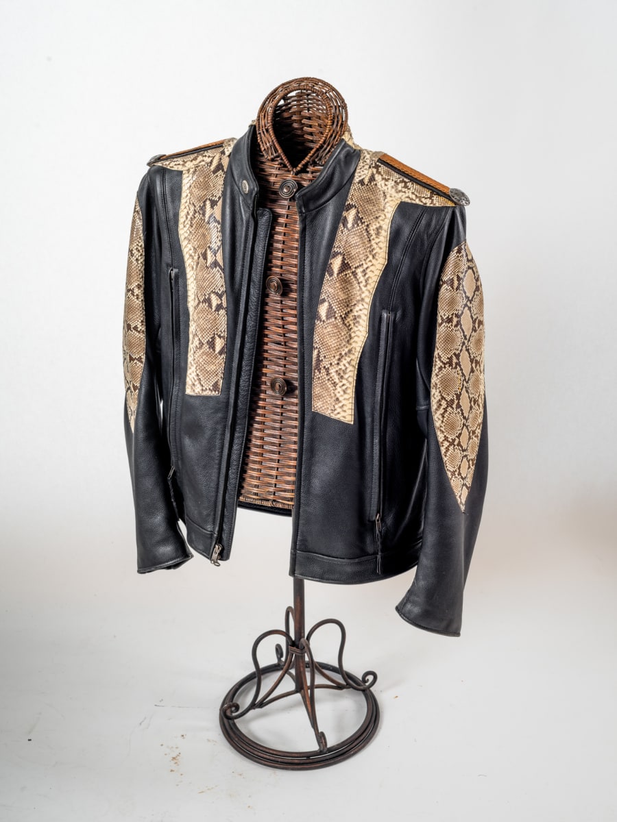 Leather & Snake Jacket by Rigsby Frederick 