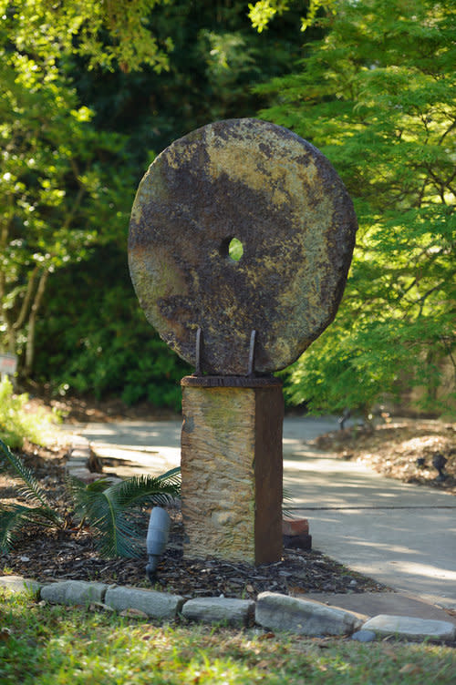 Gris Wheel with Base by Rigsby Frederick 