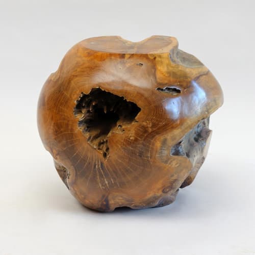 Wood Stool by Rigsby Frederick 