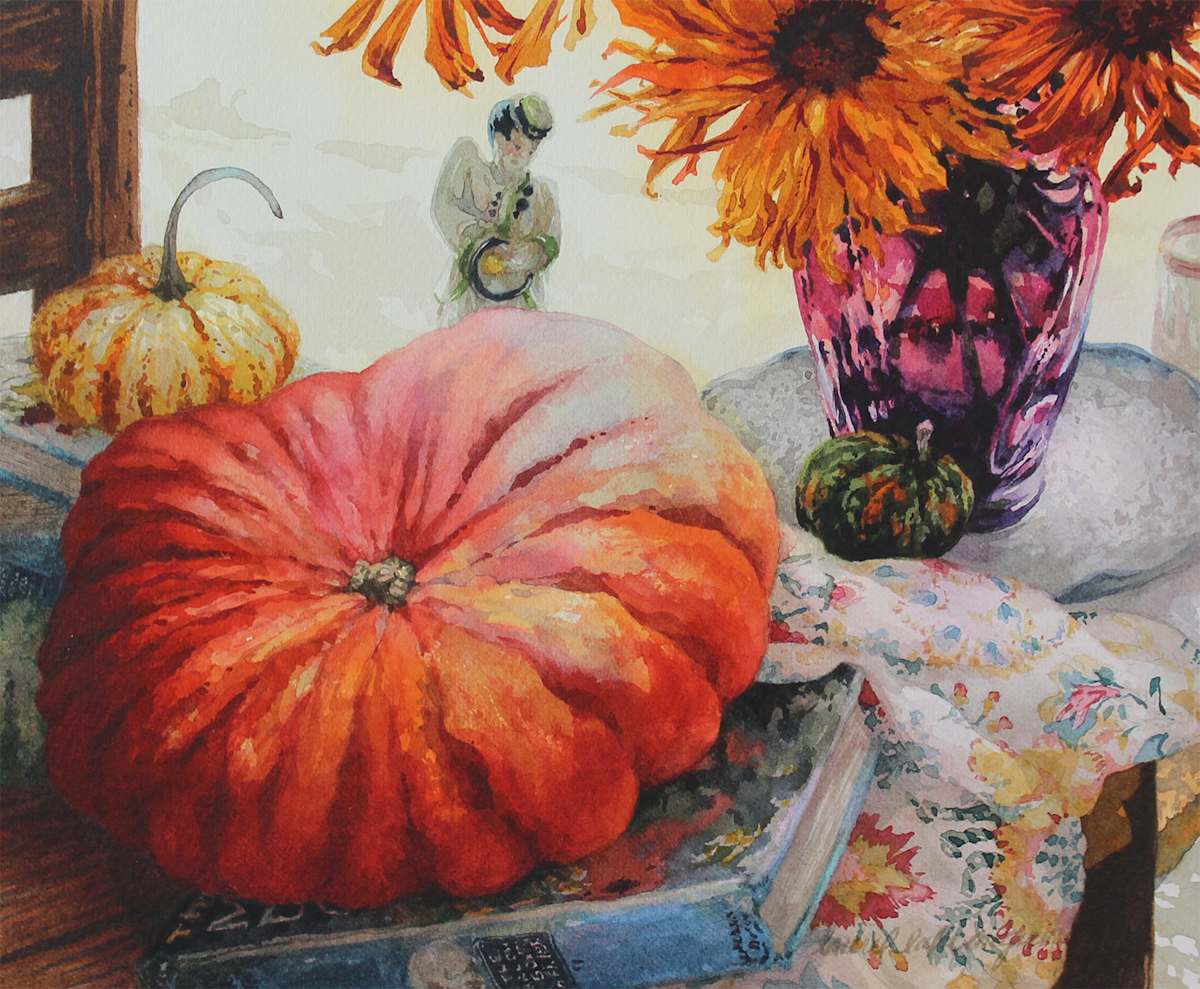Love of Mystery by Laurel Lake McGuire  Image: A warm small still life. 