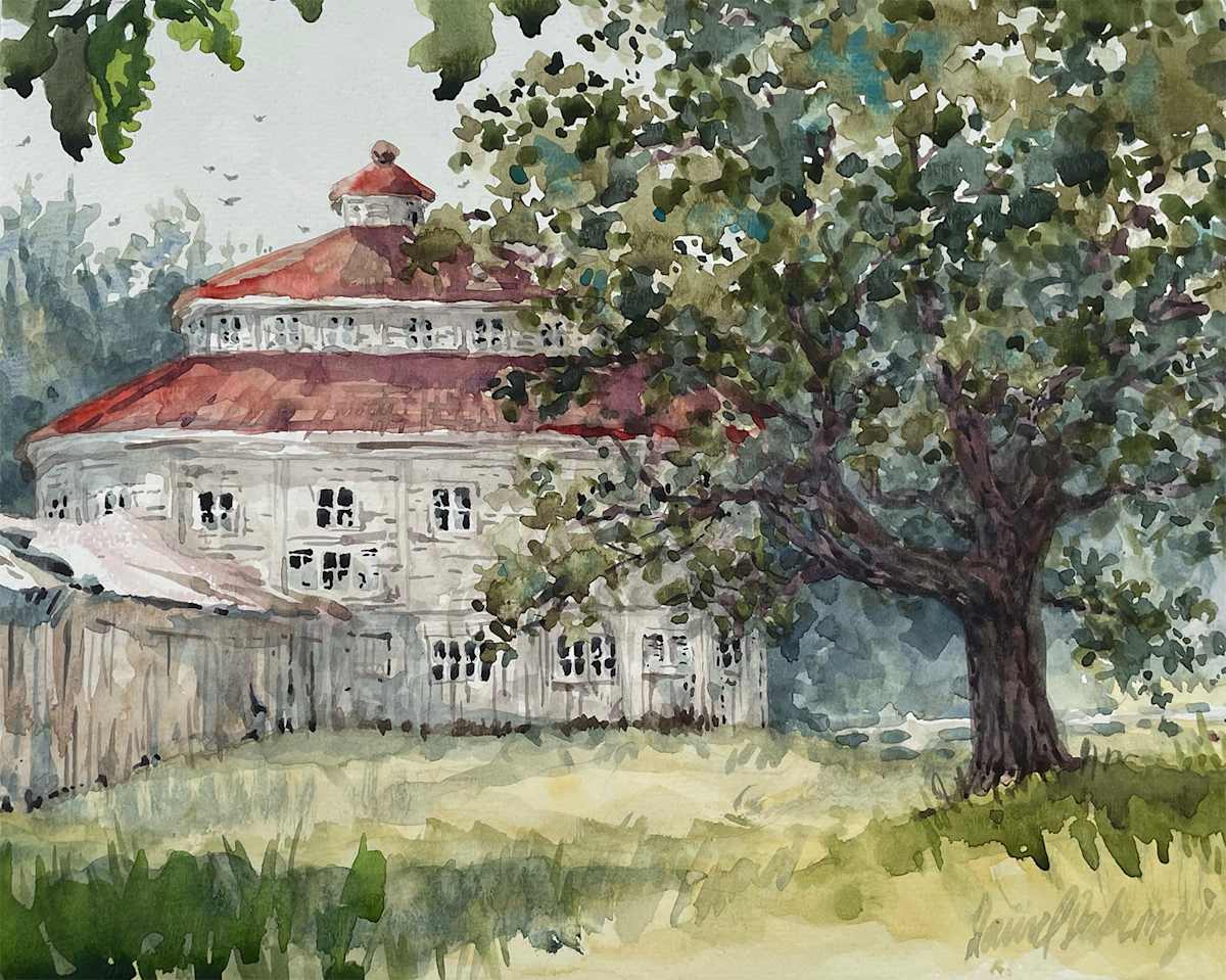 Round Barn by Laurel Lake McGuire, Image 1.