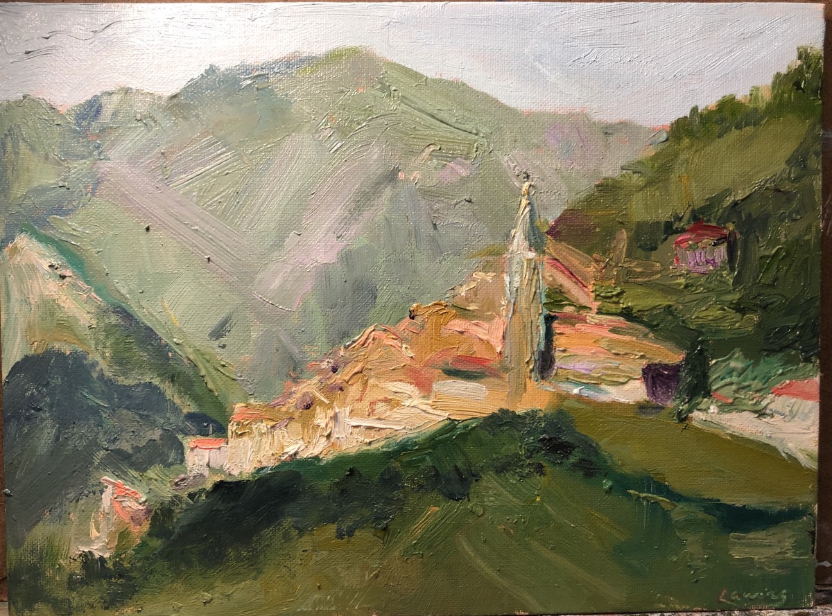 View Of Volegno by Julia Chandler Lawing 