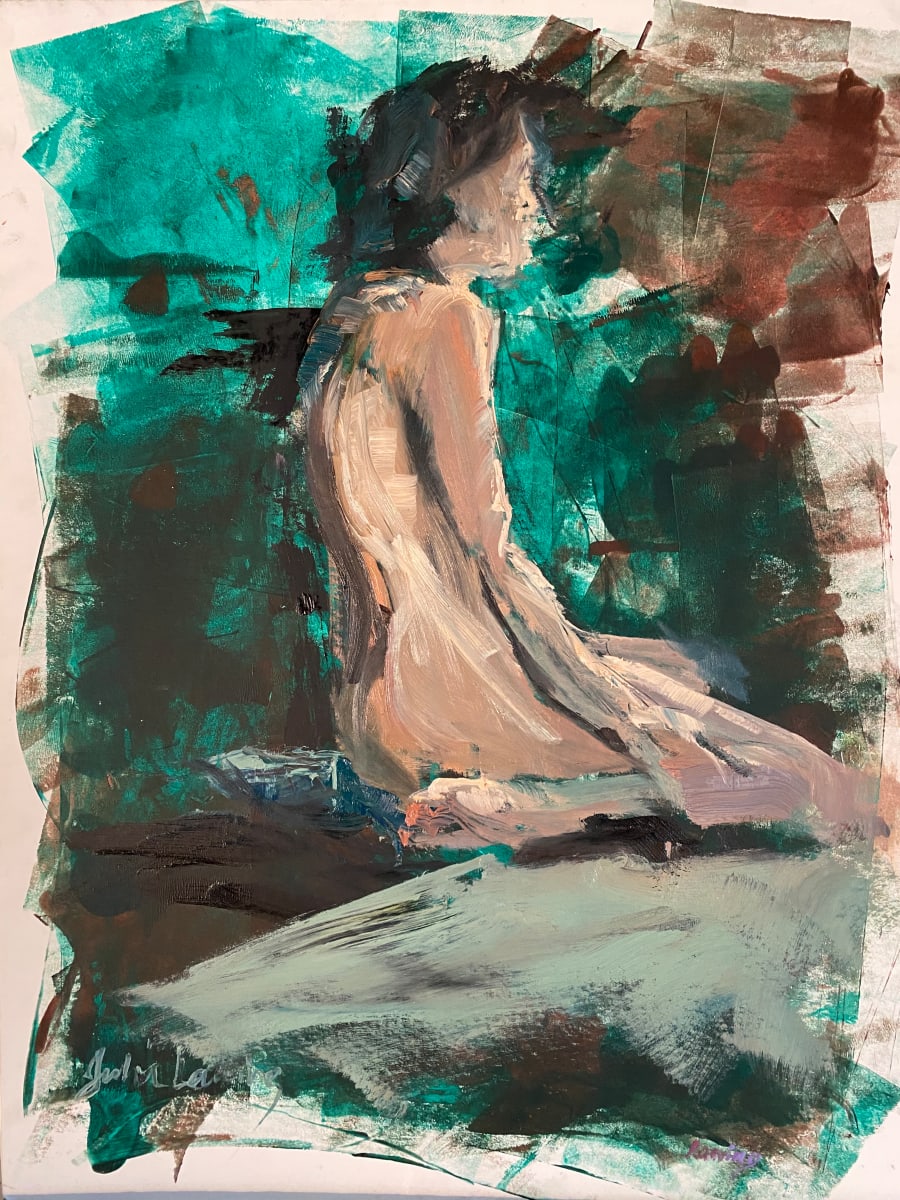 Nude On Green by Julia Chandler Lawing 