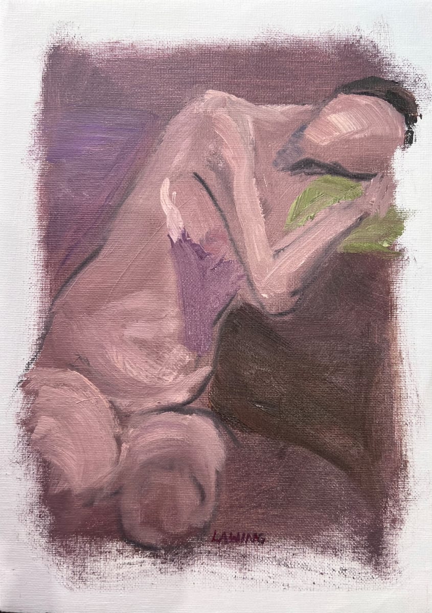 Resting nude study #3 by Julia Chandler Lawing 