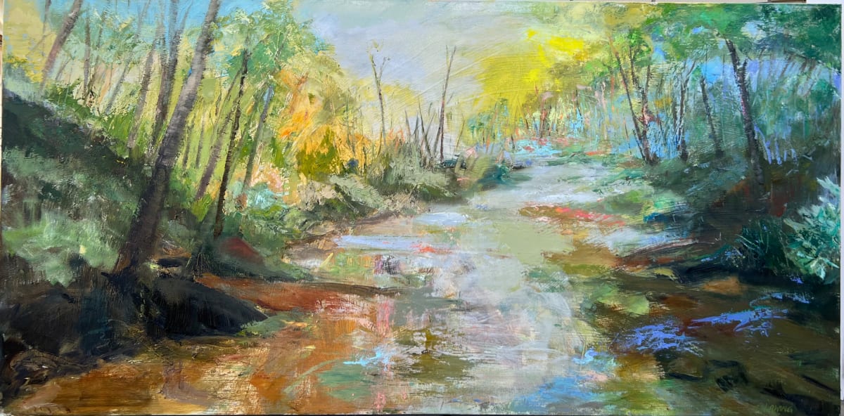 In The Land Of The Living by Julia Chandler Lawing  Image: Inspired by a hike by the Davidson River in Brevard, NC’s Pisgah National Forest