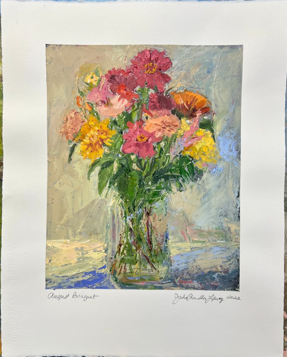August Bouquet by Julia Chandler Lawing  Image: August’s bounty in a bouquet