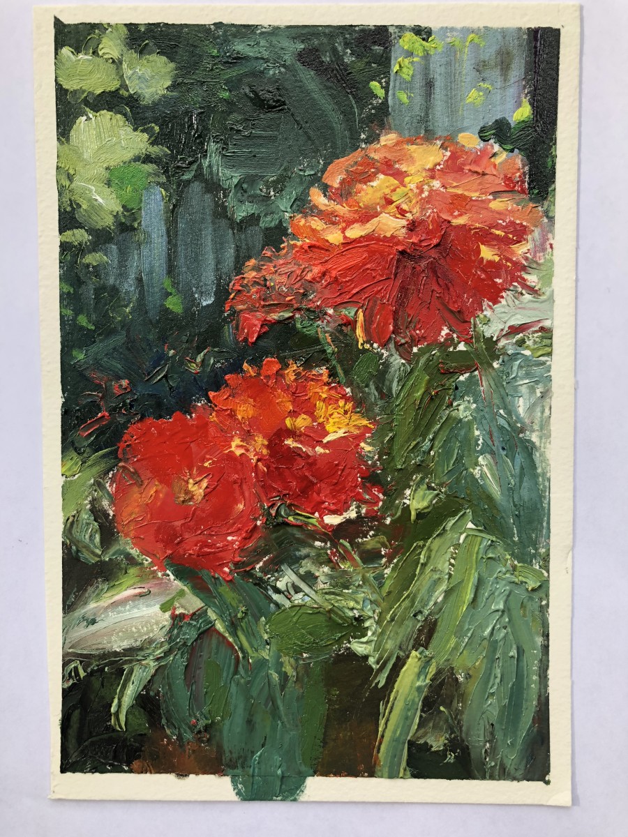 Zinnia Sonata by Julia Chandler Lawing 