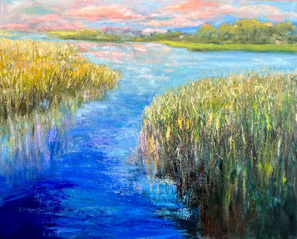 Marshside Blues by Julia Chandler Lawing  Image: Lowcountry scene, marshside 