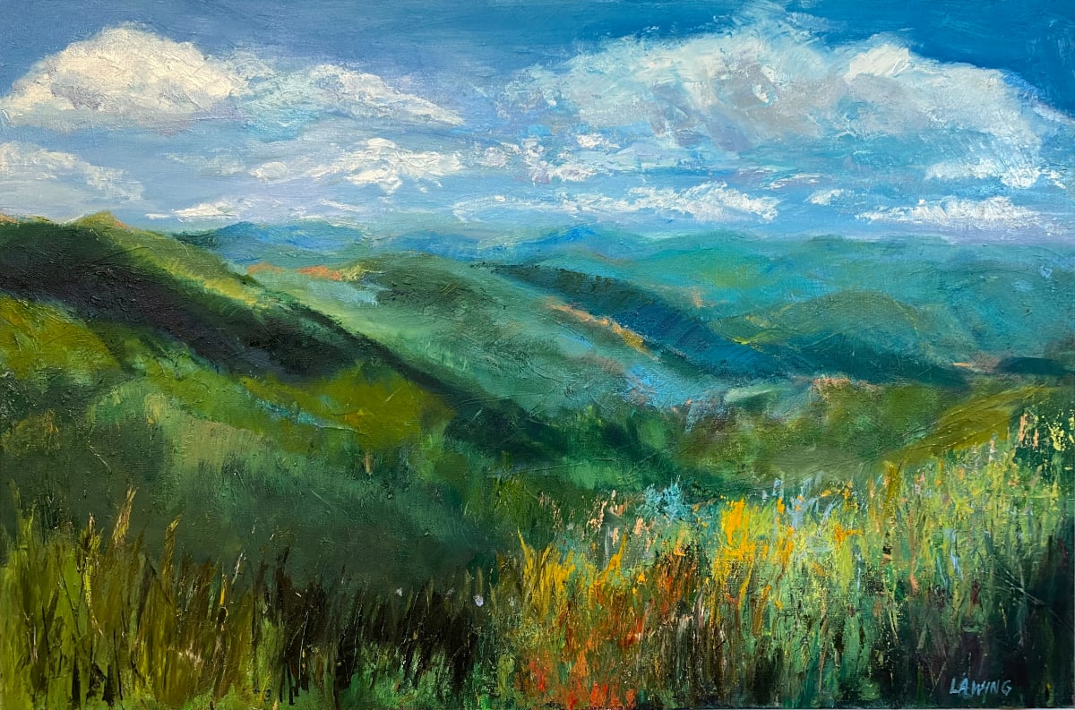 Mountain High, Valley Low II by Julia Chandler Lawing 