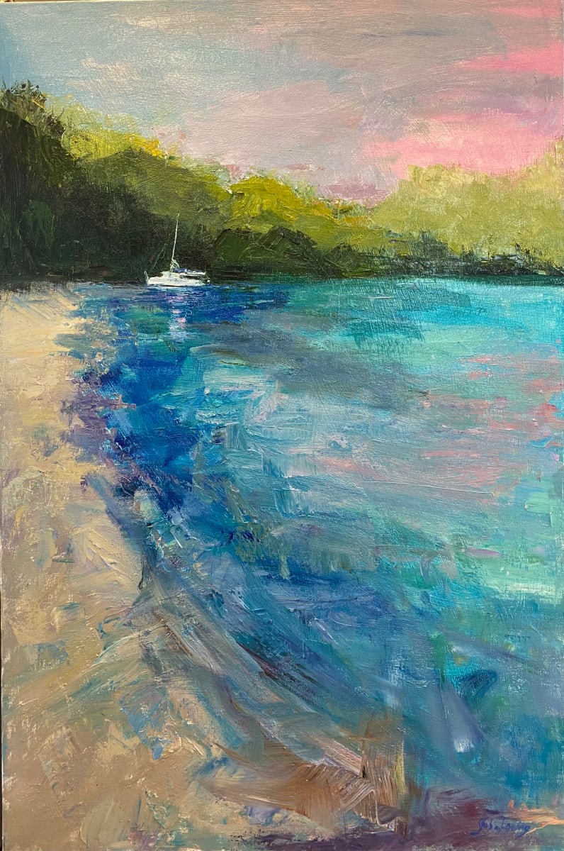 Caribbean Blue by Julia Chandler Lawing 