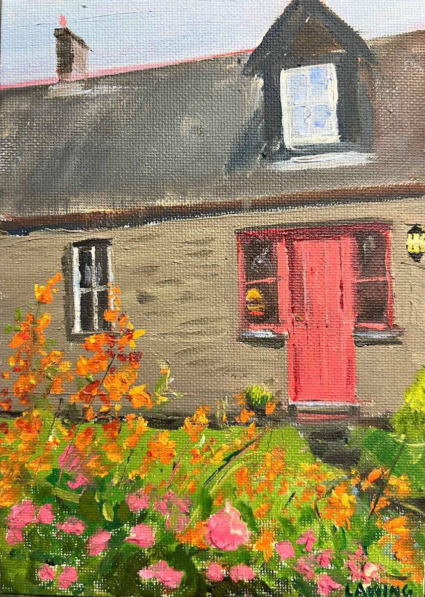 Irish Cottage by Julia Chandler Lawing  Image: Stacks Cottage, Doolin, Ireland 
