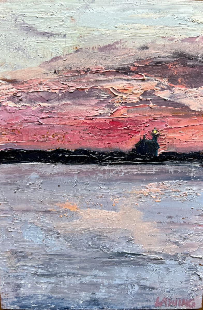 North Light, Pink Sunset by Julia Chandler Lawing, Image 1.