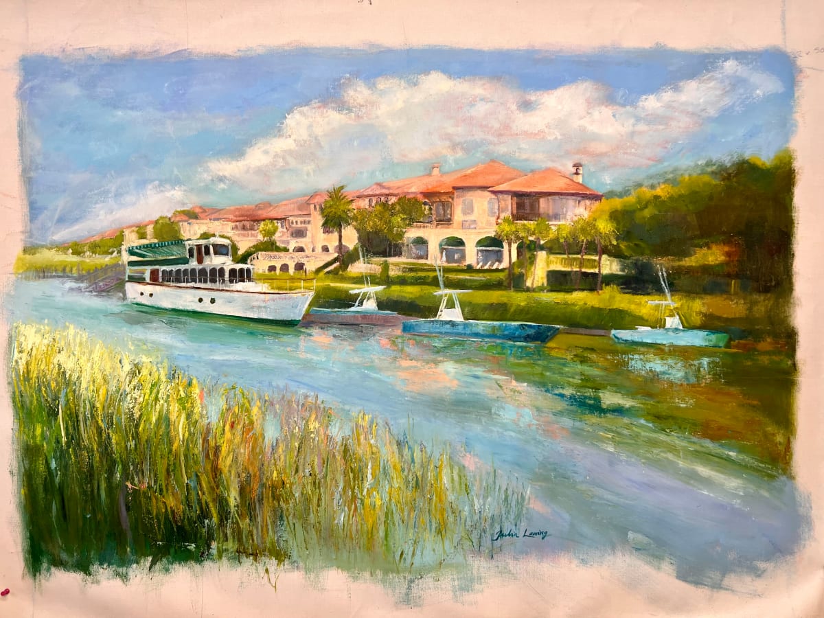 Riverside At The Cloister, Sea Island by Julia Chandler Lawing 