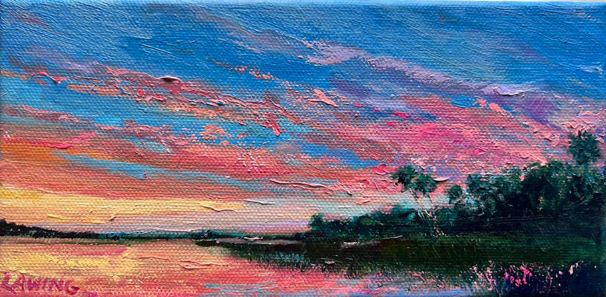 Sea Island Sunset by Julia Chandler Lawing 