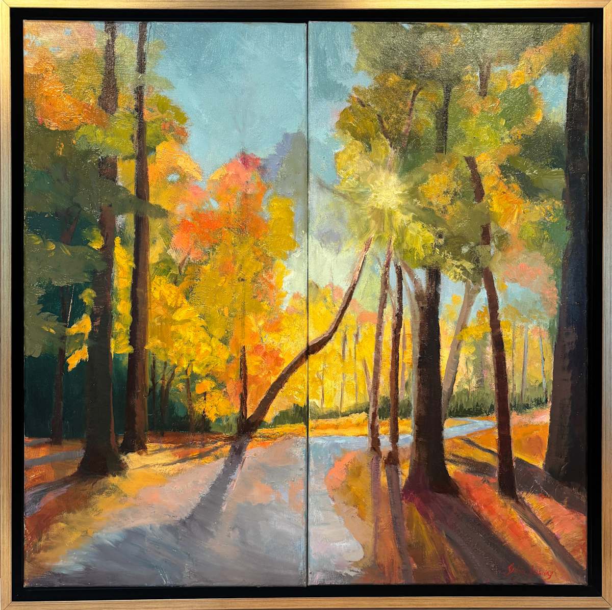 Jemison Trail diptych by Julia Chandler Lawing, Image 5.