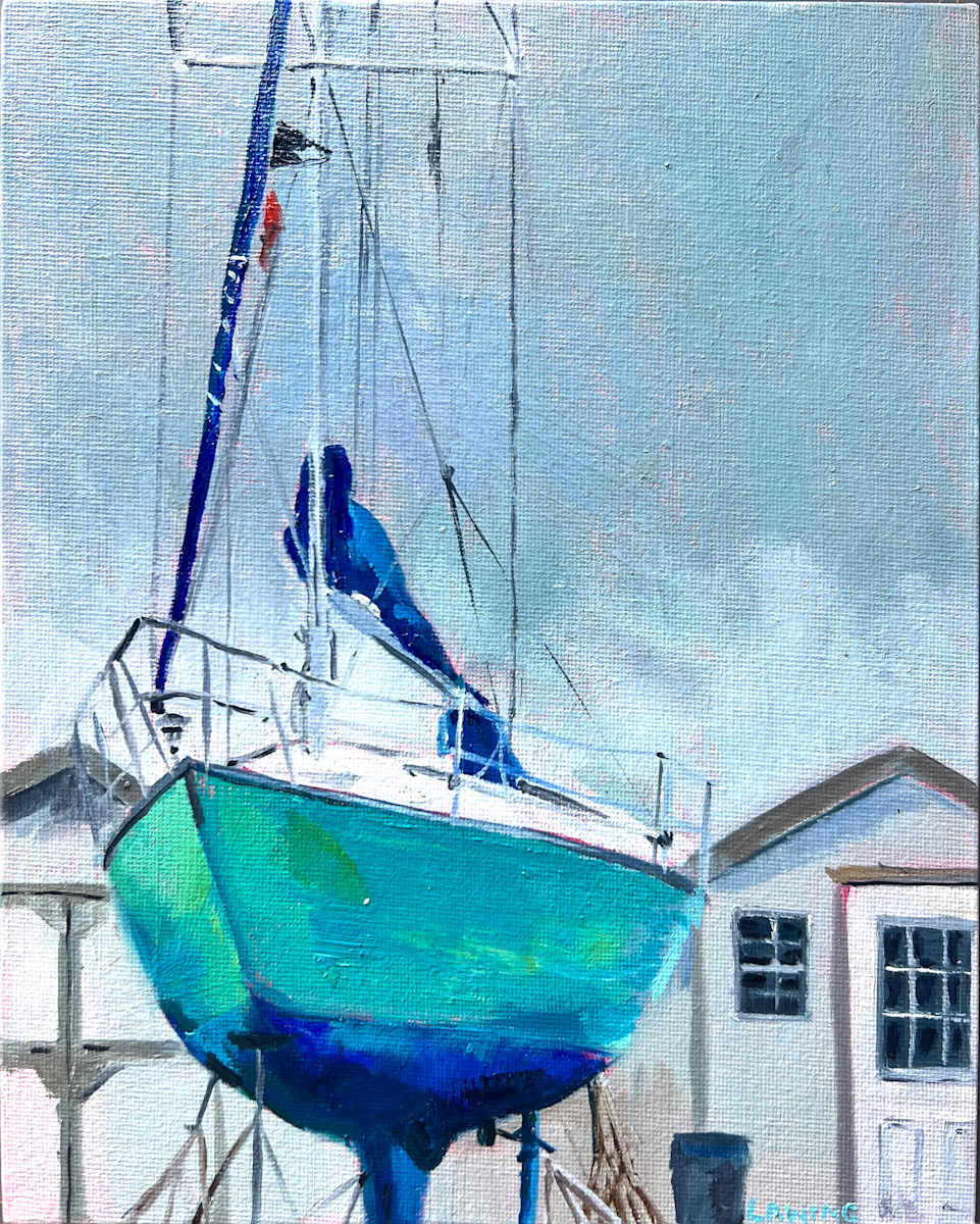 Blue-Bottomed Boat by Julia Chandler Lawing, Image 3.